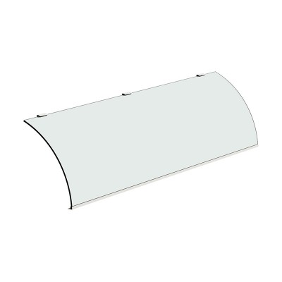 Стекло изогнутое, закаленное CTG-1400