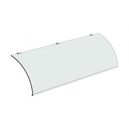 Стекло изогнутое, закаленное CTG-1455