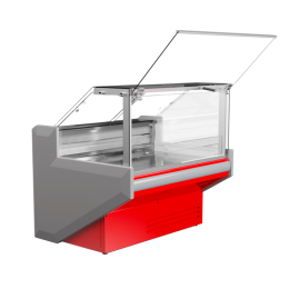 Холодильные витрины с прямым стеклом FGL130A (Статика, глубина выкладки 74 см)
