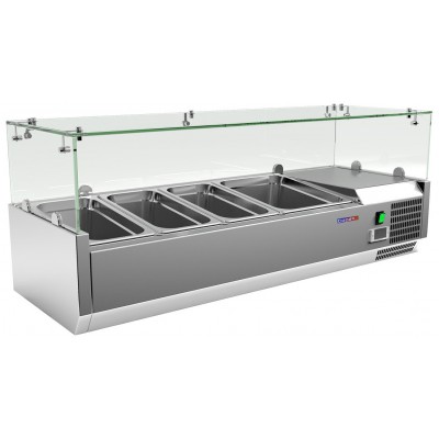 ВІТРІНА ХОЛОДИЛЬНА НАСТІЛЬНА COOLEQ VRX 1200/380