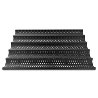 Деко ДЛЯ ПЕЧІ UNOX TG 435 600X400 FORO BAGUETTE BLACK